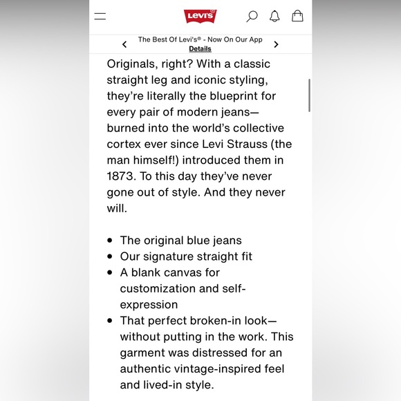 Levi's, 501s, Size 31 - Picture 5 of 6